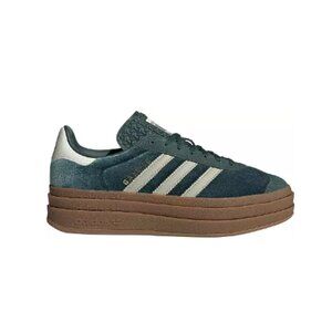 🆕💯NWT💯🆕 adidas Originals Women's Gazelle Bold Shoes. 🟢Color: Green/Grey🟢